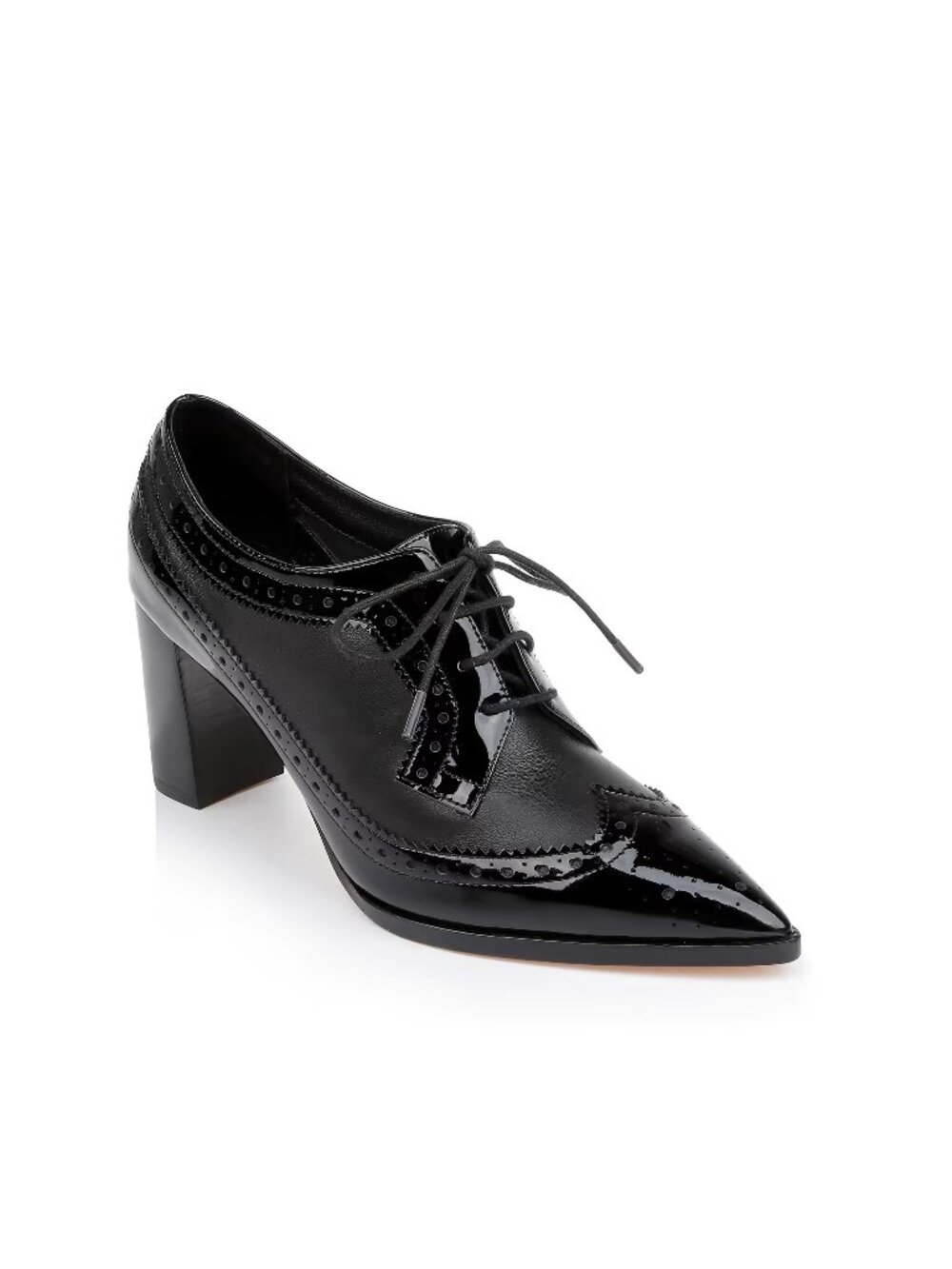 L'Agence Elodie Black Leather Oxford Pump Size 7 - NEW - SOLD OUT